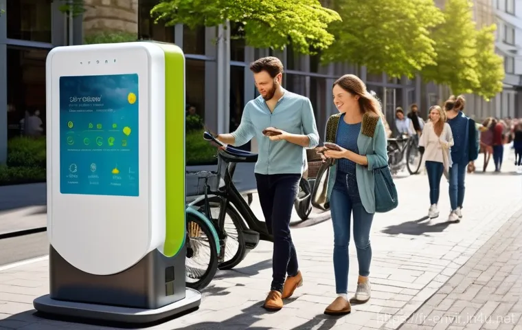 탄소 배출권 거래 - **Prompt:** A dynamic, futuristic cityscape at dawn, seamlessly blending advanced green architecture...